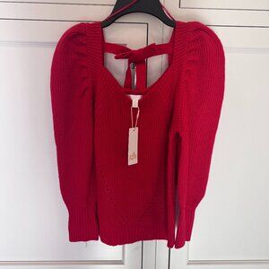 Gianni Bini Girls Red Sweater, size large